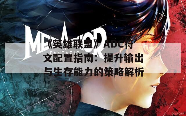 《英雄联盟》ADC符文配置指南：提升输出与生存能力的策略解析