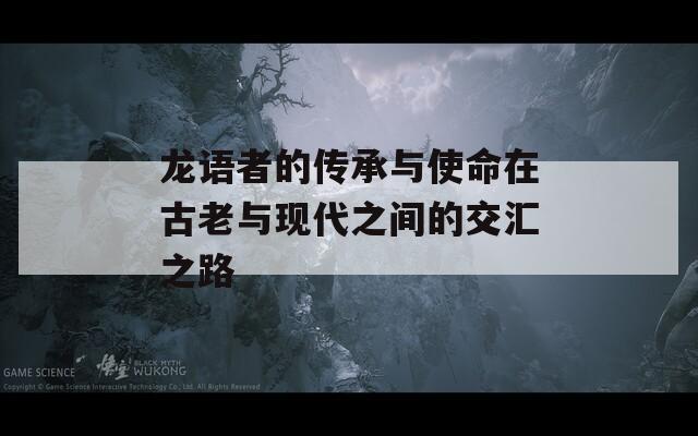 龙语者的传承与使命在古老与现代之间的交汇之路