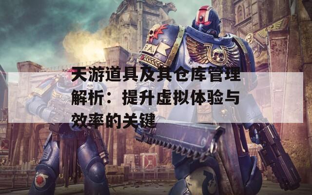 天游道具及其仓库管理解析：提升虚拟体验与效率的关键