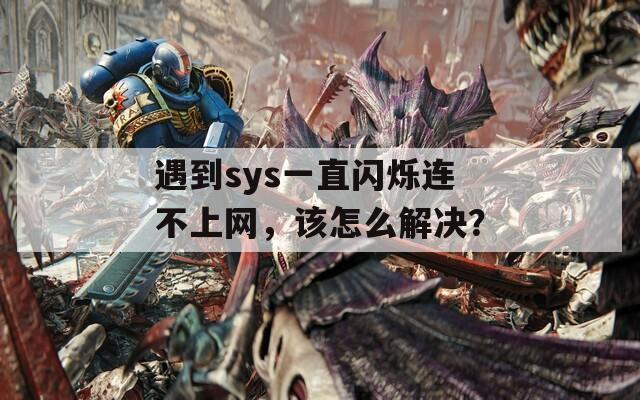 遇到sys一直闪烁连不上网，该怎么解决？