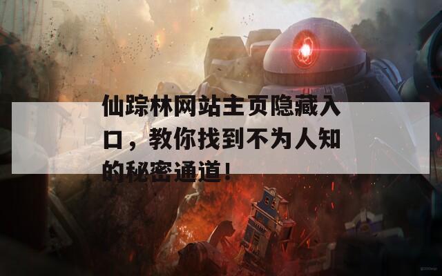 仙踪林网站主页隐藏入口，教你找到不为人知的秘密通道！