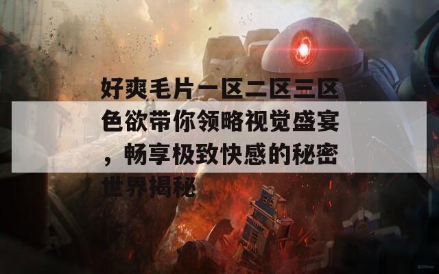 好爽毛片一区二区三区色欲带你领略视觉盛宴，畅享极致快感的秘密世界揭秘