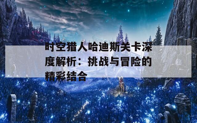 时空猎人哈迪斯关卡深度解析：挑战与冒险的精彩结合