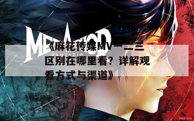 《麻花传媒MV一二三区别在哪里看？详解观看方式与渠道》