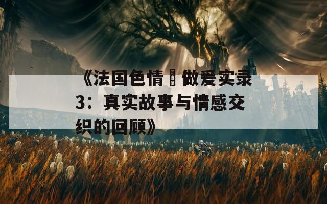 《法国色情巜做爰实录3：真实故事与情感交织的回顾》