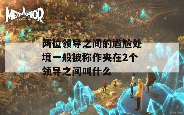 两位领导之间的尴尬处境一般被称作夹在2个领导之间叫什么