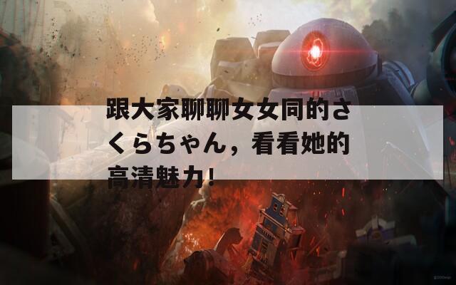 跟大家聊聊女女同的さくらちゃん，看看她的高清魅力！