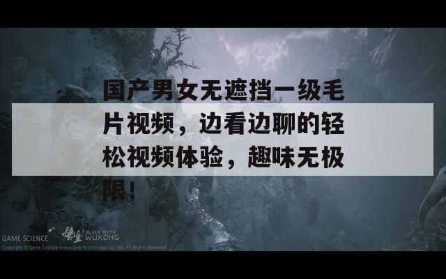 国产男女无遮挡一级毛片视频，边看边聊的轻松视频体验，趣味无极限！