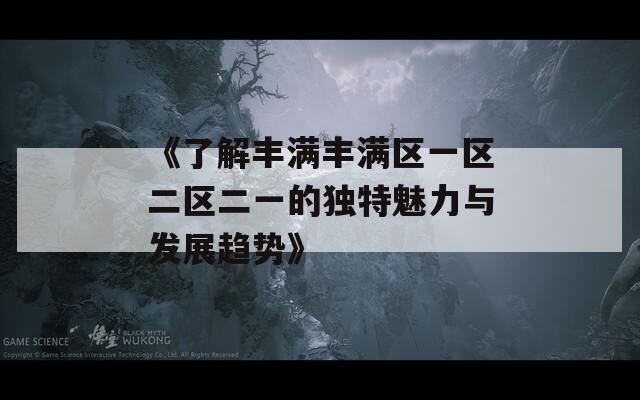 《了解丰满丰满区一区二区二一的独特魅力与发展趋势》