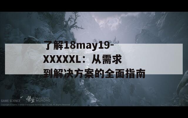 了解18may19-XXXXXL：从需求到解决方案的全面指南