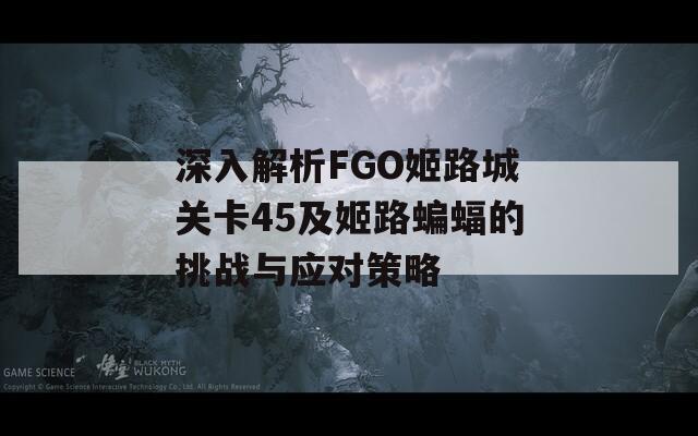 深入解析FGO姬路城关卡45及姬路蝙蝠的挑战与应对策略