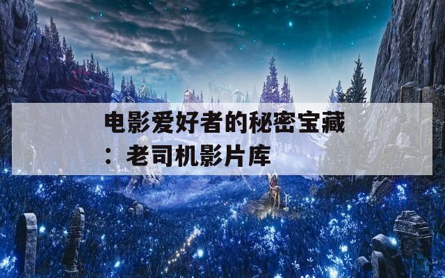 电影爱好者的秘密宝藏：老司机影片库