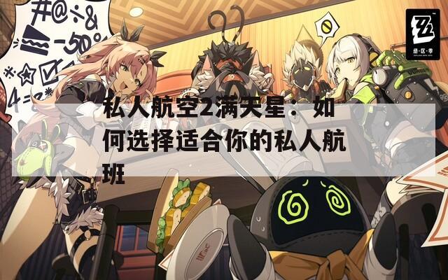私人航空2满天星：如何选择适合你的私人航班