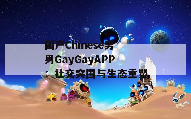 国产Chinese男男GayGayAPP：社交突围与生态重塑