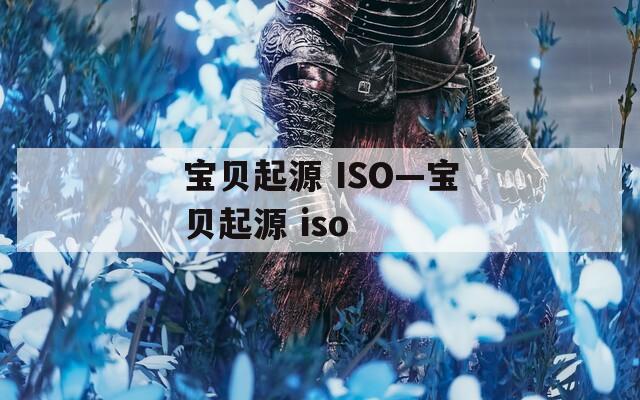 宝贝起源 ISO—宝贝起源 iso