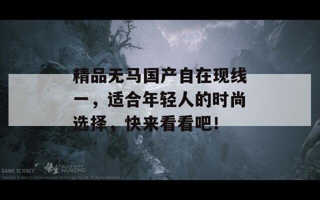 精品无马国产自在现线一，适合年轻人的时尚选择，快来看看吧！