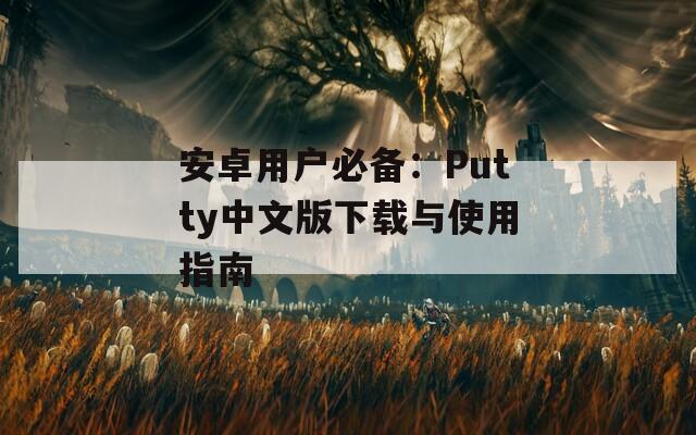安卓用户必备：Putty中文版下载与使用指南