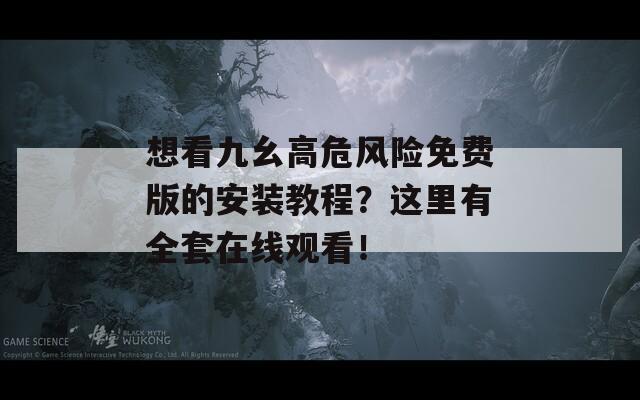 想看九幺高危风险免费版的安装教程？这里有全套在线观看！