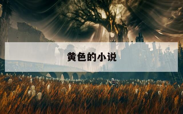 黄色的小说